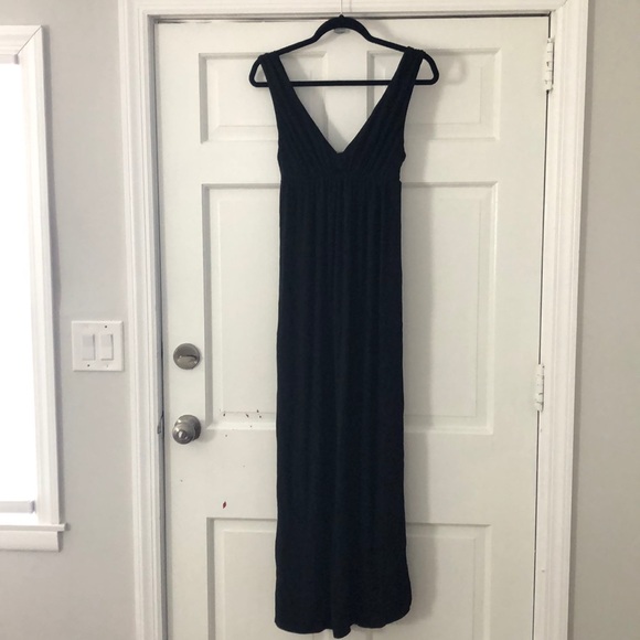 J CREW Black Sweetheart Tank Ankle Length Dress S - Picture 4 of 7